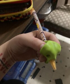 Firesara Pencil Grips, Original Breakthrough Assorted Writing Aid Grip Trainer Posture Correction Finger Grip for Kids Preschoolers Children Adults Special Needs for Lefties or Righties(4PCS) Blue 32 71GjCqaidmL