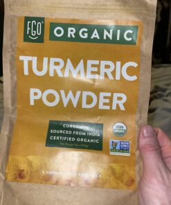 FGO Organic Turmeric Powder w/Curcumin, 100% Raw from India, 16oz, Packaging May Vary (Pack of 1) 1 Pound (Pack of 1) 28 71GjQyJEPuL