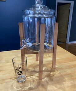 Anchor Hocking 2 Gallon Heritage Hill Beverage Dispenser with Lid (2 piece, all glass, dishwasher safe) Heritage Hill Jar Bev Dispenser 40 71GjS6SI72L