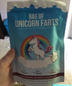 Bag of Unicorn Farts (Cotton Candy) Humorous Present Idea For Friend, Coworker, Mom or Dad 39 71GjhsUkLmL