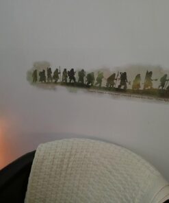 RoomMates RMK2161SCS The Hobbit Quote Peel and Stick Wall Decals , White 22 71Gjt9k8RTL