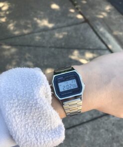 Casio Men's A158WA-1DF Stainless Steel Digital Watch 34 71GjwWKxNPL