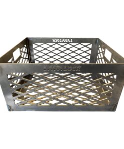 Alternative view of BBQ Charcoal Basket 12 x 10 x 6 inch Vertical Horizontal or UDS Smoker Coal Firebox
