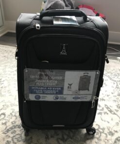 Travelpro Maxlite 5 Softside Expandable Luggage with 4 Spinner Wheels, Lightweight Suitcase, Men and Women, Black, Carry-On 21-Inch 69 71Gk7ylFgL