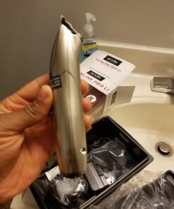 Andis 32400 Slimline Pro Cord/Cordless Beard Trimmer, Lithium Ion T-blade Trimmer, Close Cutting T-Blade Zero Gapped, Chrome Old Chrome Slimline Trimmer 64 71Gkk4FwrFL