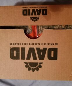 DAVID Roasted and Salted Jalapeño Jumbo Sunflower Seeds, 5.25 oz, 12 Pack 5.25 Ounce (Pack of 12) 21 71Gl7u pa5L