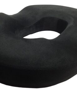 Kieba Hemorrhoid Treatment Donut Tailbone Cushion, Prostate Pillow, Pregnancy, Post Natal, Bed Sores, Coccyx, Sciatica, 18 Inches. Ultra Premium Comfort Foam (Black) Black 18 71GlTHEwGoL