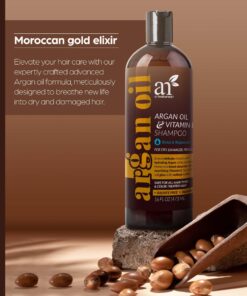 artnaturals Argan Hair Growth Shampoo - (16 Fl Oz / 473ml) - Sulfate Free - Treatment for Hair Loss, Thinning & Regrowth - Men & Women - Infused with Biotin, Argan Oil, Keratin, Caffeine 29 71Gn QTXa5L