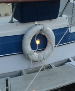 Partsam 1Pcs 3 Inch Round Marine Boat Light White 12 LED Navigation Transom Cabin Cockpit Stern Anchor Light, IP68 Submersible, Courtesy Deck Light for Pontoon Fishing Boat Kayak Sailboat 26 71GneJNmXpL