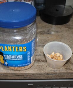 PLANTERS Salted Cashew Halves & Pieces, Party Snacks, Plant-Based Protein, 26 Oz Canister 22 71GnxMDU2TL