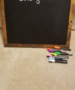 Loddie Doddie Magnetic Chalkboard - for Kitchen and Wall Decor - Easy-to-Erase Chalkboard - Framed Magnet Blackboard - Hanging Black Chalkboards (Rustic Frame, 18x22) Rustic Frame 33 71GoN73A2UL