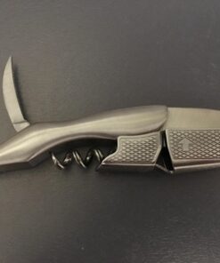 True Sommelier Waiter's Corkscrew - Professional Wine Bottle Opener, Wine Accessories, Gift for Wine Lovers, Stainless Steel - Set of 1, Silver 21 71GoNe9Y4LL