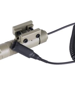 Monstrum 90 Lumens LED Flashlight with Rail Mount and Detachable Remote Pressure Switch Flat Dark Earth 22 71GoWOVGWEL