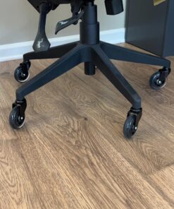 The Original Office Chair Caster Wheels Rollerblade Style (Set of 5), Safe for All Floors & Hardwood, Replacement for Desk Floor Mat, Universal Fit Modern 35 71GoYow7vjL