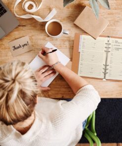 Refillable Address Book with Alphabetical Tabs, Hardcover Phone Book 576 Contact Book w/Pockets, Large Print Address Books for Seniors, A5, Brown 11 71Gq3IR8FL