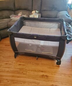 Graco Pack ‘n-Play Travel Dome LX-Playard | Features Portable Bassinet, Redmond w/ Raised Dome 46 71Gq5qlIlnL