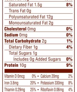 Nutiva Organic Shelled Hemp Seed, 19 Ounce, USDA Organic, Non-GMO, Non-BPA, Whole 30 Approved, Vegan, Gluten-Free & Keto, 10g Plant Protein and 12g Omegas per Serving for Salads, Smoothies & More 22 71Gq8hrk8WL 2