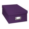 Pioneer B-1 Photo / Video Storage Box - Holds over 1,100 Photos up to 4x6" or 10 VHS Videos, Solid Color: Bright Purple. 47 71Gq8vFdIFL