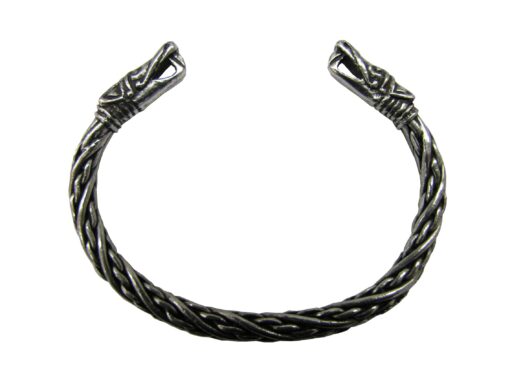 Asgard Small Viking Pagan Gothic Pewter Dragon Bracelet