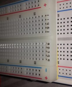 ELEGOO 3pcs Breadboard 830 Point Solderless Prototype PCB Board Kit for Arduino Proto Shield Distribution Connecting Blocks 1)830*3 32 71Gs21g5yCL