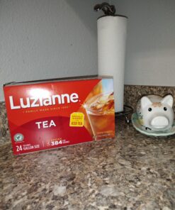 Luzianne Iced Tea Bags, Gallon Size, Unsweetened, 24 Count Box, Specially Blended For Iced Tea, Clear & Refreshing Home Brewed Southern Iced Tea 24 Count (Pack of 1) 27 71Gt6haP2jL