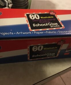 Elmer's Disappearing Purple School Glue Sticks, Washable, 7 Grams, 60 Count 37 71GtmHTOJgL