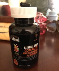 Clinical Daily Complete Whole Food Multivitamin Supplement for Women & Men - Complete Liquid Vitamin Absorption! 42 Superfood Fruits Vegetables - Young Adult to Senior - 120 Liquid Capsules 120 Count (Pack of 1) 18 71Gu8dxDxTL