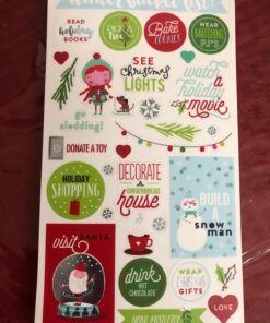 me & my BIG ideas Sticker Value Pack - The Happy Planner Scrapbooking Supplies - Brilliant Year Theme - Multi-Color & Gold Foil - Great for Projects & Albums - 30 Sheets, 1557 Stickers Total 8 71GuQaruvQL