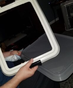 IRIS USA Small Pet Training Pad Holder, Dark Gray 17"x17" 36 71GvoJDPeeL