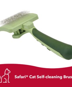 Coastal Pet Safari - Cat Self-Cleaning Slicker Brush - Cat Grooming Supplies Pack of 1 23 71Gw86KOnTS
