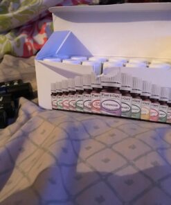 Essential Oil Set 14-5 ml Therapeutic Grade 100% Pure Frankincense, Lavender, Peppermint, Rosemary, Orange, Tea Tree, Eucalyptus, Grapefruit, Lemon, Lime, Clove, Spearmint, Lemongrass, Cinnamon 43 71GwBtJobtL