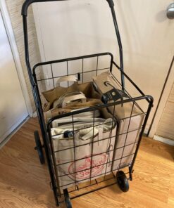 Whitmor Deluxe Utility Cart, Extra Large, Black 38 71Gwce5s9FL