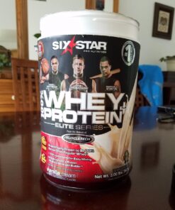 Whey Protein Powder | Six Star Whey Protein Plus | Whey Protein Isolate & Peptides | Lean Protein Powder for Muscle Gain | Muscle Builder for Men & Women | Vanilla, 2 lbs (Package May Vary) 8 71GwgiWZiL