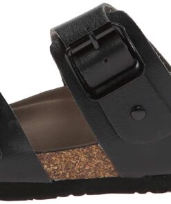 Madden Girl Women's Brando Slide-On Sandal 5.5 Black Paris 15 71Gxjv9uULL