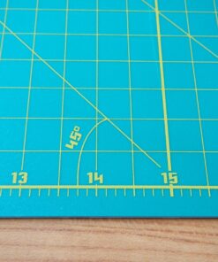 Crafty World 12 x 18 Cutting Mat for Sewing, Self Healing Double Sided Quilting Crafts Mat - Fabric Cutting Mat - Non Slip surface - Rotary Cutting Board A3-12x18 Green 29 71GxleHAIL