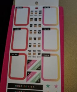 me & my BIG ideas Sticker Value Pack - The Happy Planner Scrapbooking Supplies - Productivity Theme - Multi-Color & Gold Foil - Great for Projects, Scrapbooks & Albums - 30 Sheets, 985 Stickers Total 86 71Gy5WNH0VL