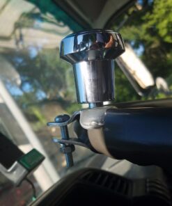 RoadPro RP-70100 Chrome Steering Wheel Spinner Knob Steering Wheel Spinner Knob for Tractor for Tractor Truck Riding Mowers RV 24 71GyZ47AXKL