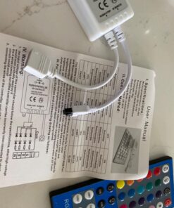 SUPERNIGHT RGBW LED Light Strip Remote Controller, 40 Keys IR Remote Controller Replacement for SMD 3528 5050 Flexible LED Strip Lights 21 71GzE0zDeL