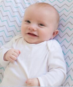 Alternative view of Baby Changing Pad Covers - 2 Pack - for Boys Girls Neutral - Soft Jersey Knit Cotton (Blue/Grey) Baby Changing Table Cover by Ziggy Baby Blue/Grey