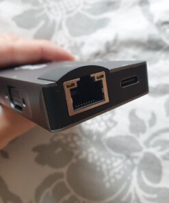 ikling USB C Hub, 9-in-1 USB C Adapter with 4K USB C to HDMI, VGA, Gigabit Ethernet, 100W PD, 2 USB-A 5 Gbps, MicroSD/SD Card Reader, USB C Dock for Most Type-C Devices 9 IN 1 HUB 60 71H cPJ675L