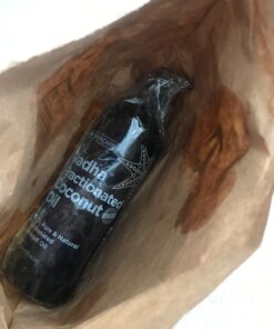 Radha Beauty Fractionated Coconut Oil - 100% Pure & Natural Carrier and Base Oil for Aromatherapy, Hair and Skin - Comes with Pump, 16 fl oz. 27 71H kWJU6OL