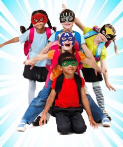 Superhero masks - Super hero party favors for kids, and birthday supplies 32 set for kids party 17 71H02SGTm9L