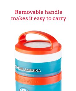 Whiskware Marvel Stackable Snack Containers for Kids and Toddlers, 3 Stackable Snack Cups for School or Travel, Spider-Man Character 10 71H05wUhFFL