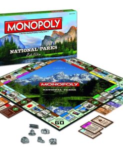 USAOPOLY Monopoly National Parks Edition Board Game | Themed National Park Monopoly Game | Buy, Sell & Trade Iconic Parks Like Yellowstone & The Grand Canyon |Themed Monopoly Game 8 71H0AR13mJL