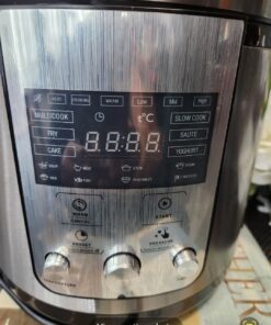 VBGK Pressure Cooker 6.3 Quart, 14-in-1 Electric Pressure Cooker, Knob & Touch Screen Multifunctional Slow Cooker,Sauté,Steamer, Stainless Steel, Keep Warmer, 24H Pre-Set Timer, Autoc Pressure Release Knob Control 20 71H0fpC Y3L