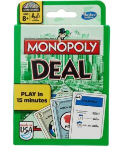 Hasbro Gaming Monopoly Deal Card Game, Quick-Playing Card Game for 2-5 Players, Game for Families and Kids, Ages 8 and Up, Christmas Stocking Stuffers (Amazon Exclusive) 23 71H11LoOJQL