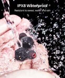 TOZO T6 True Wireless Earbuds Bluetooth 5.3 Headphones Touch Control with Wireless Charging Case IPX8 Waterproof Stereo Earphones in-Ear Built-in Mic Headset Premium Deep Bass Black Classic Edition 39 71H2BzVPm3L