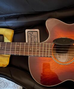 D'Addario Accessories Guitar Humidifier - Acoustic Guitar Soundhole Humidifier with Sponge - Non Drip - Suspends from Strings 31 71H2wEVJzNL