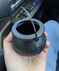 Fun Express 1 Dozen Mini Cauldron Kettles, BPA Free Plastic, St. Patrick's Day, Halloween, Bachelorette Parties, Witches and Wizards, Birthday, Baby Showers Party Decoration Supplies, Black 28 71H3urhGurL