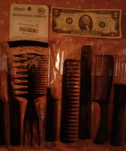 Annie Professional Comb Set 10Ct Black 15 71H45I6Z42L